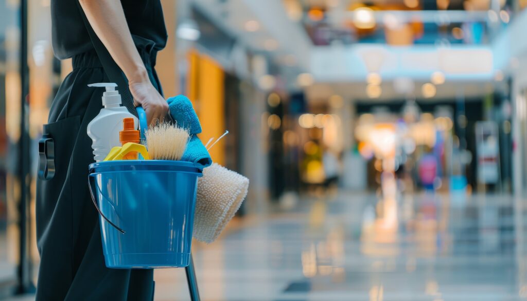 Una limpieza regular en los espacios comerciales garantiza un ambiente cuidado y seguro